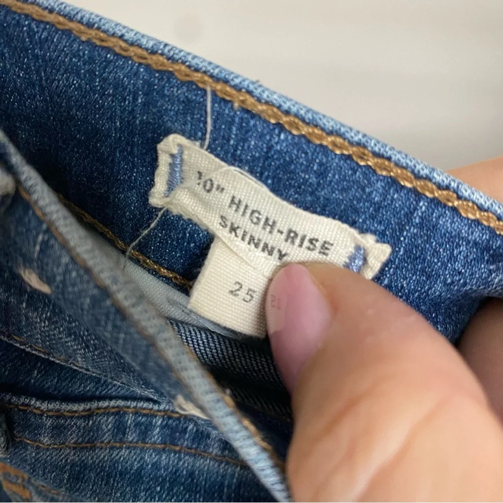 Madewell 10”‎ High-Rise Skinny